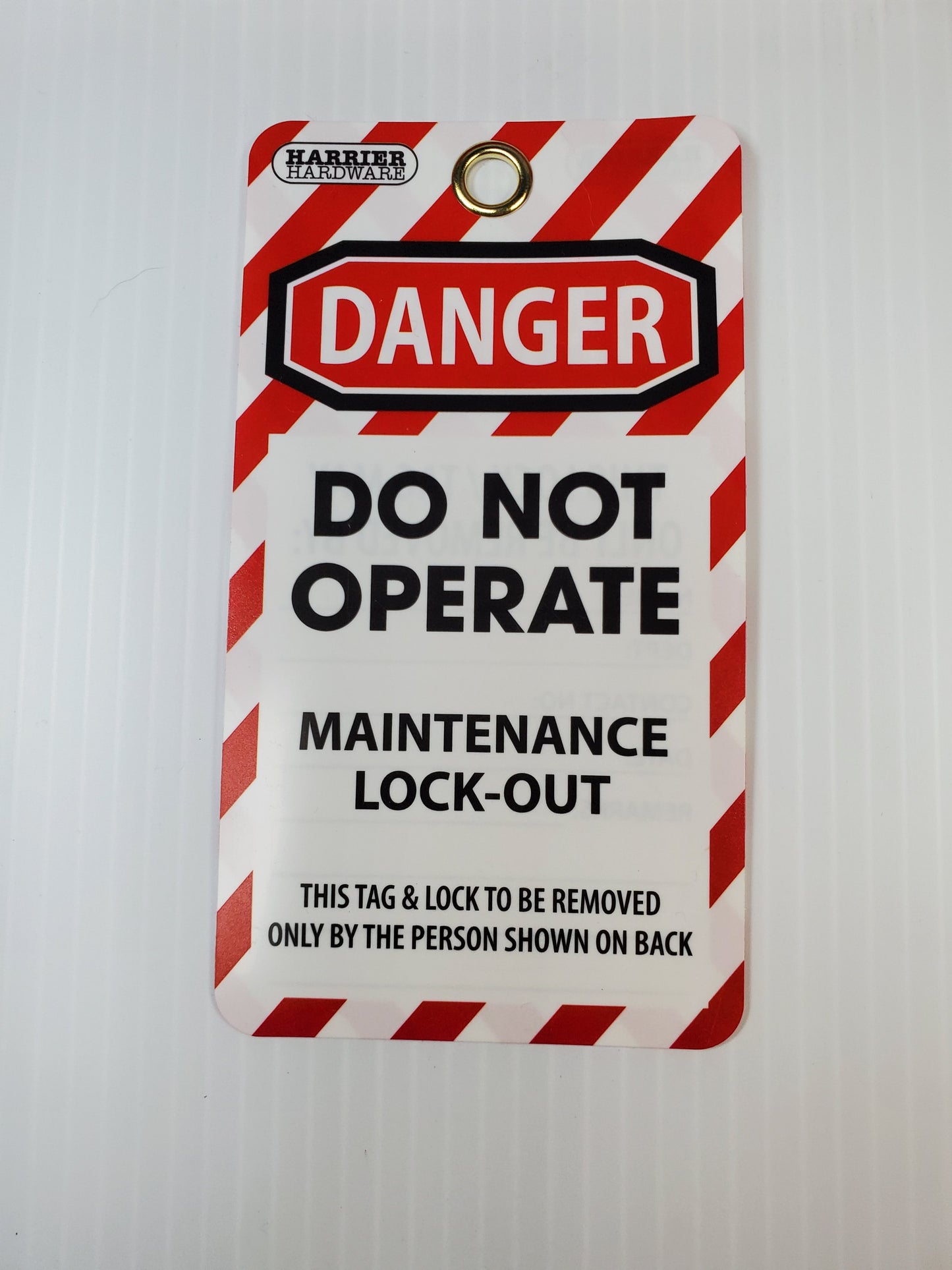 Lockout Tag